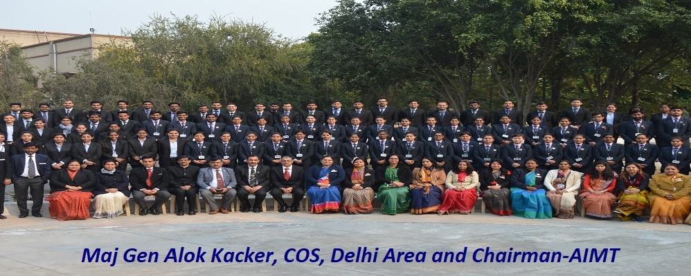 Maj Gen Alok Kacker, COS, Delhi Area and Chairman AIMT
